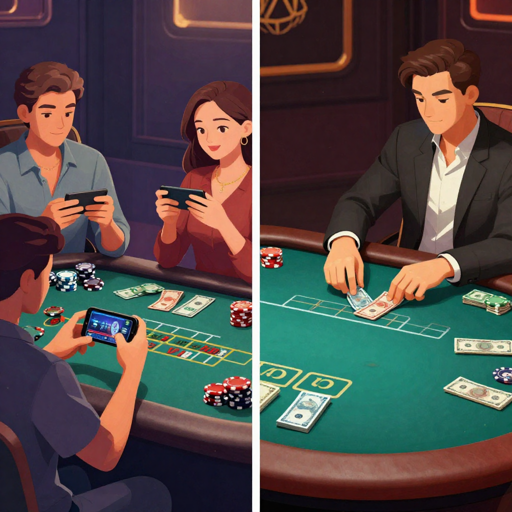 Social Gambling Games vs Real-Money Gambling Experiences